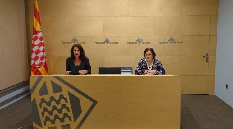 Marta Madrenas i Eva Palau, aquest migdia