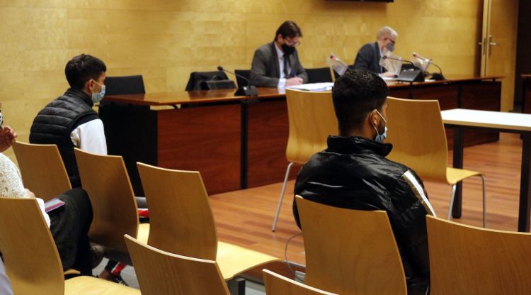Un moment del judici contra dos acusats més pels disturbis postsentència a Girona. ACN