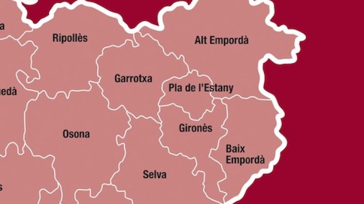 Mapa comarcal de Catalunya © ACN