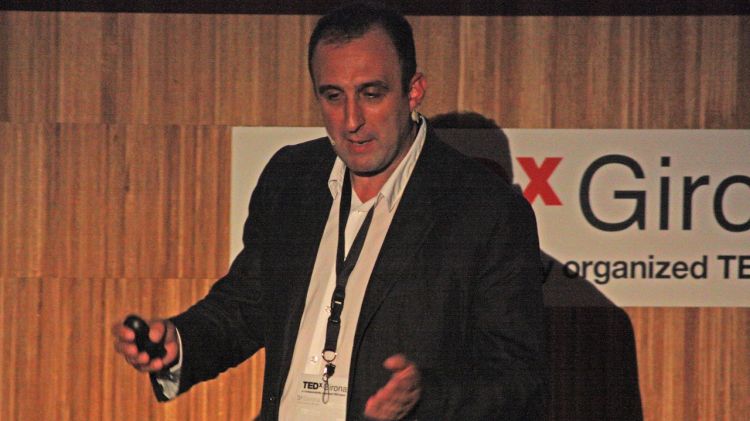 Xesco Espar a les conferències del TEDxGirona © M. Estarriola