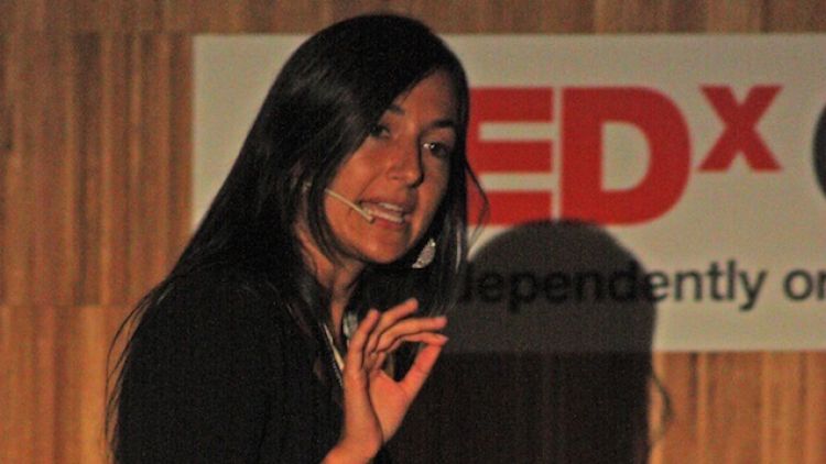 Sònia Fernández-Vidal al TEDxGirona ©M. Estarriola
