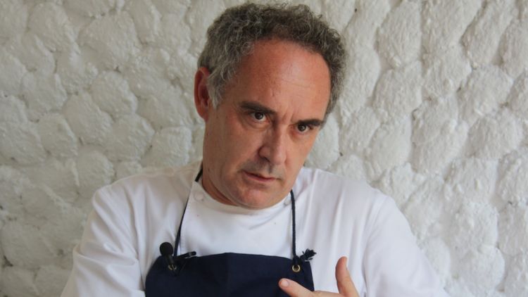 Ferran Adrià en una entrevista (arxiu)