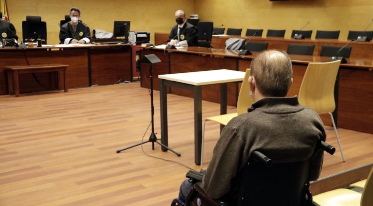 L'exalcalde de Sant Jordi Desvalls al judici a l'Audiència de Girona. ACN