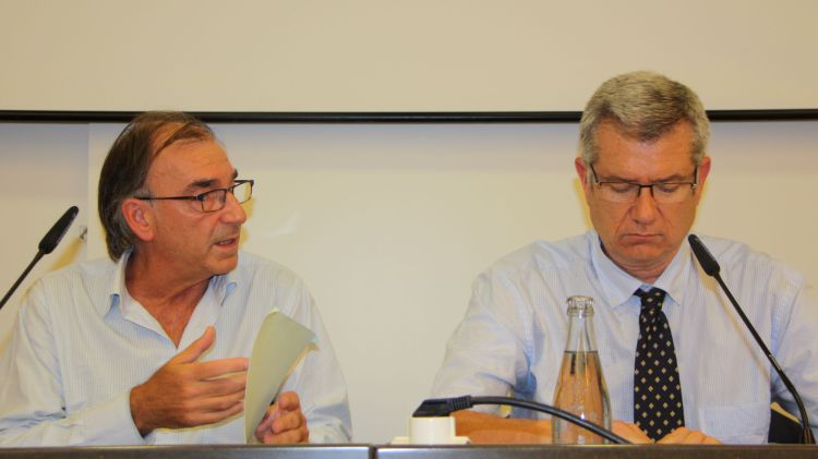Benjamí Pallarès (esquerra) i  Joaquim Casanovas © ACN