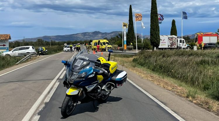 El passat 18 d'agost un motorista va morir a Sant Pere Pescador. Sergio Hiebra