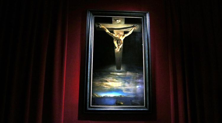 El quadre de 'El Crist de Dalí'. ACN
