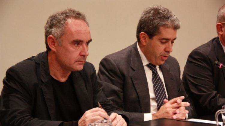 Ferran Adrià i Francesc Homs © ACN