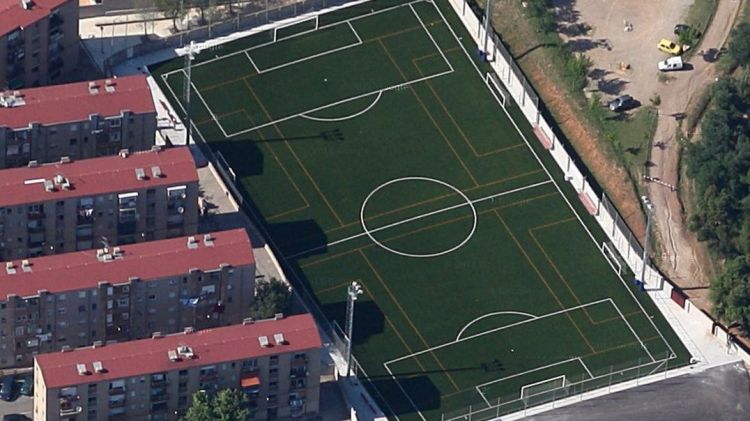 L'incident va tenir lloc al camp de futbol de Vila Roja a Girona © AG