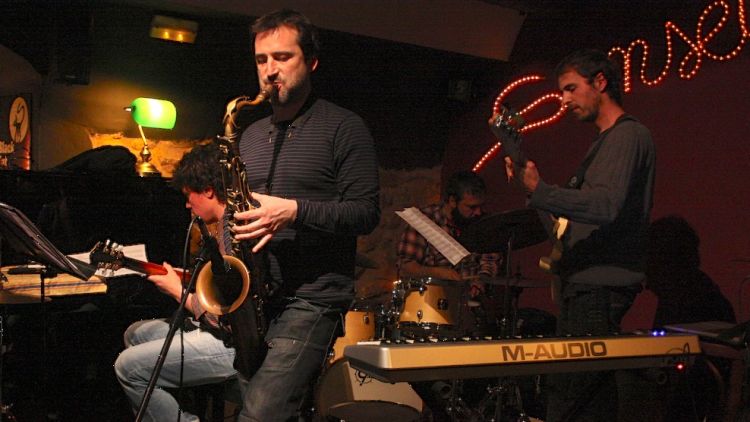 La Mystic Flugelhorn Band, ahir a la nit al Sunset Jazz Club © M. Estarriola