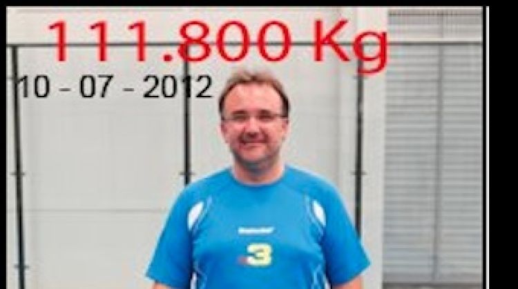 David Illa actualment pesa 111 kg