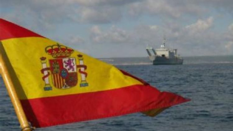 Un buc de l'Armada Espanyola © ACN