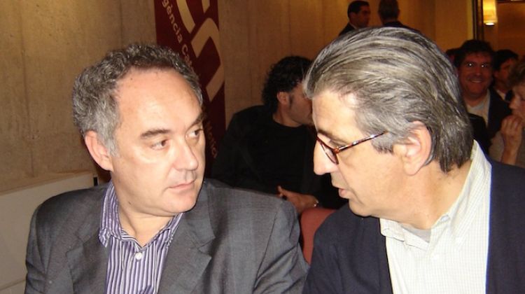 Ferran Adrià i Juli Soler, junts en una imatge d'arxiu © ACN