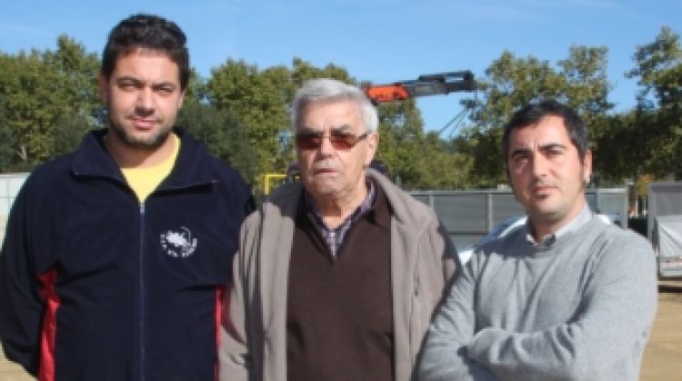 D'esquerra a dreta: David Calvet; Josep Argelers i Josep Maria Janer 'Puça' © ACN
