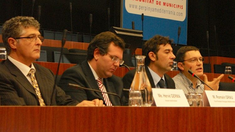 D'esquerra a dreta: Hervé Germà, Romain Grau, Vincent Dumas i Jordi Fuster