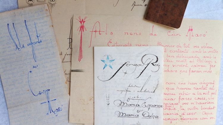 Les cartes manuscrites de l'arquitecte gironí datades entre 1909 i 1931 © ACN