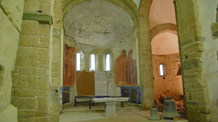 Interior del monestir en una imatge d'arxiu