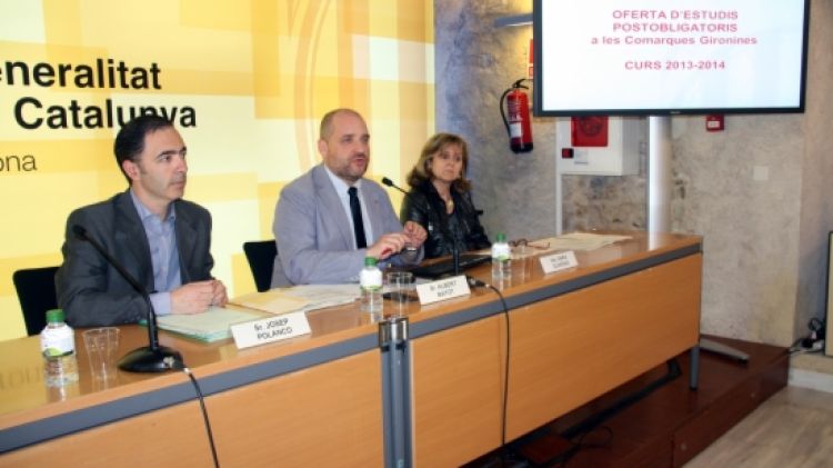 Aquest matí s'ha presentat a la seu del Govern a Girona l'oferta d'estudis postobligatoris per al curs vinent © ACN