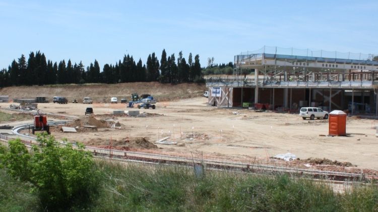 Estat de les obres per la construcció de la futura estació del TGV a Figueres © AG