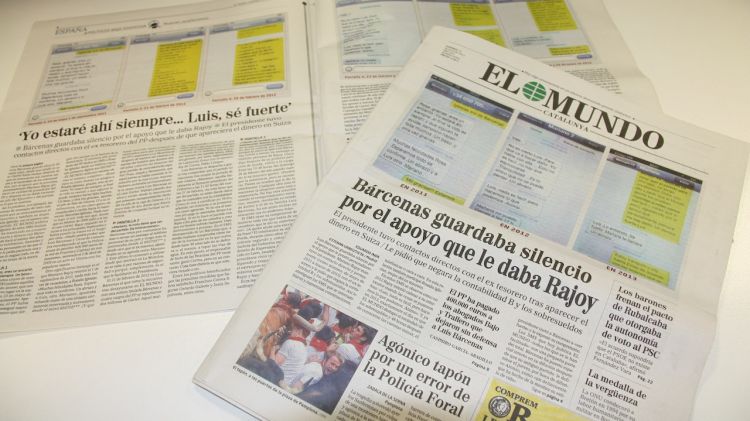 La polèmica informació d'avui de El Mundo © ACN