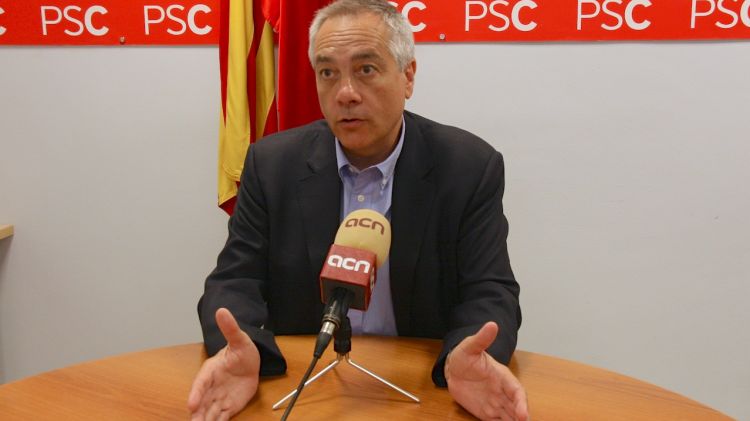 El primer secretari del PSC, Pere Navarro, aquest matí © ACN
