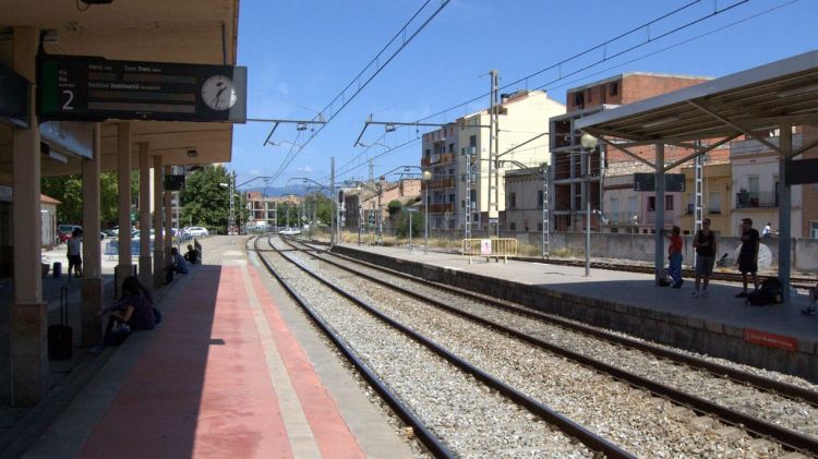 L'estació de Figueres també es veu afectada