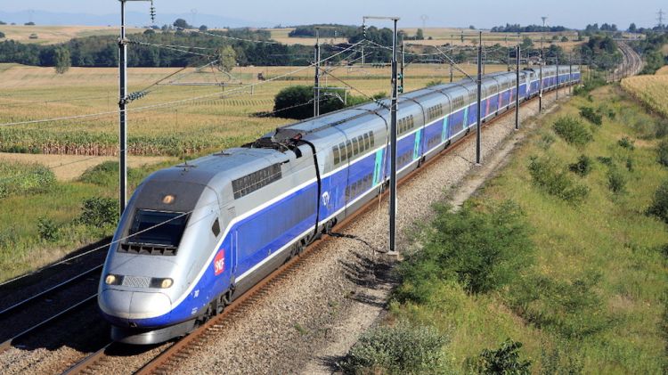 Imatge d'un tren d'alta velocitat francès © ACN