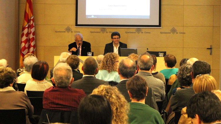 El plenari, celebrat ahir, la va presidir Carles Puigdemont © Aj. de Girona